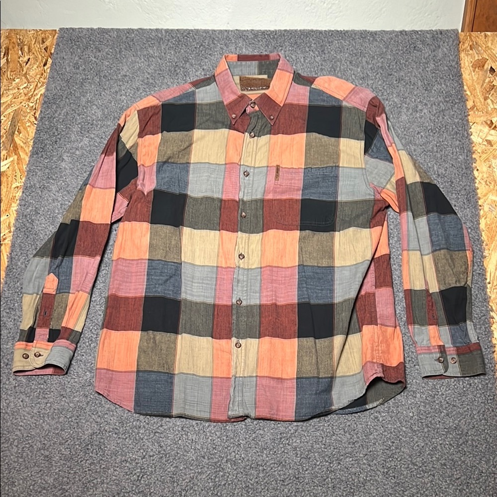 Men's Clearwater brand Casual Multicolor Button-Down Shirt
